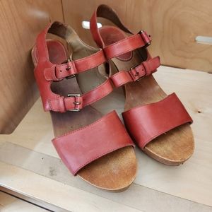 Lucky Penny Coral Clogs